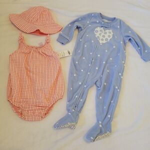 NWT Baby Girl Carters Clothing Size 9 Months